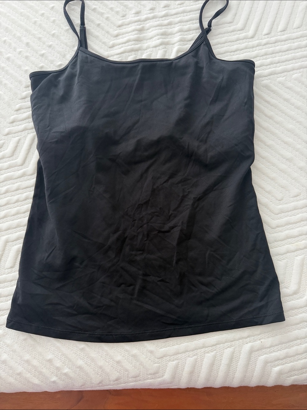 White House Black Market Black Slim Spaghetti-Strap Cami